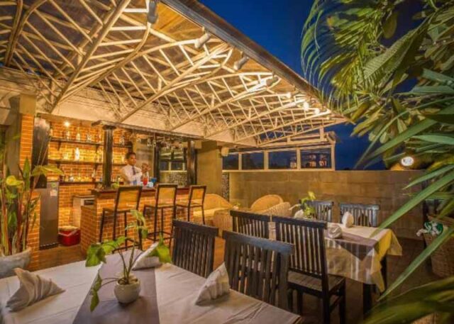 The Cyclo d’Angkor Boutique Hotel Bar. Siem Reap, Cambodia
