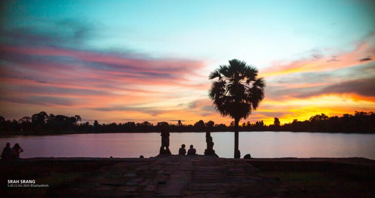 Srah Srang Sunrise, siem Reap Cambodia.